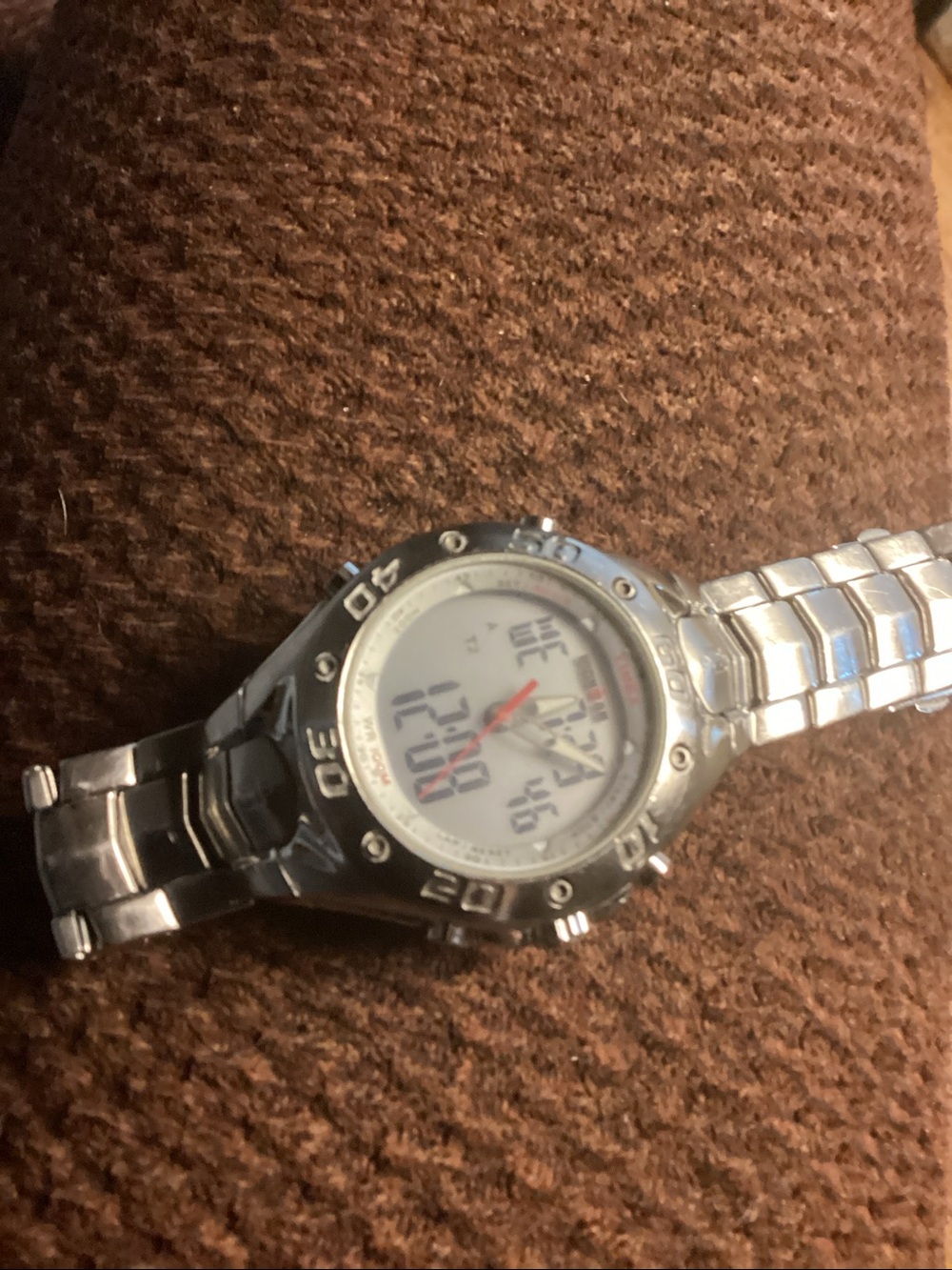 Timex Ironman analog/chronolog watch